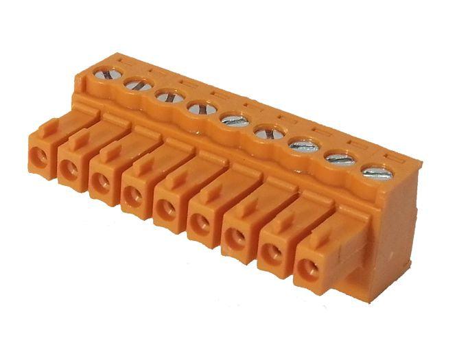 Socket Str 9 W Plug In 3.5mm Orange 15 Edgk 3.5 09 P 15 00 Ah - Livestainable.co.za