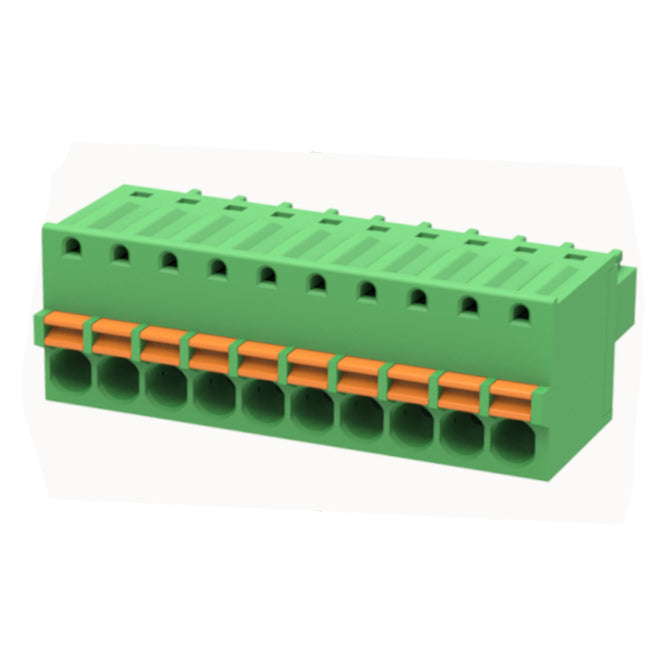 Terminal Block 10 W P=3.81mm Plug In 15 Edgkd 3.81 10 P 14 00 A(h)