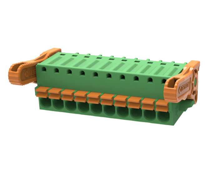 Pluggable Terminal Block 10 W P=3.5mm Green Push In 15 Edgkdgb 3.5 10 P 14 00 Ah