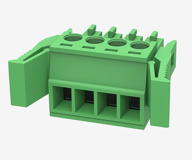 Terminal Block 4 W Plug In Press Green 15 Edgkg 3.5 04 P 14 2000 A(h)