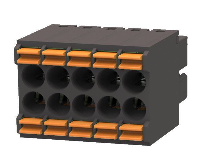 Terminal Block 10 W 2 Row 3.5 Plug In 15 Edgknh 3.5 10 P 13 00 A(h)