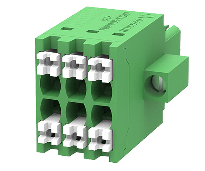 Terminal Block 6 W 2 Row 3.5 Plug In 15 Edgknhbm 3.5 06 P 14 00 Z(h)