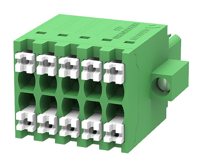 Terminal Block 10 W 2 Row 3.5 Plug In 15 Edgknhbm 3.5 10 P 14 00 Z(h)