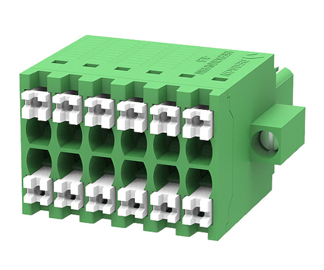 Terminal Block 12 W 2 Row 3.5 Plug In 15 Edgknhbm 3.5 12 P 14 00 Z(h)