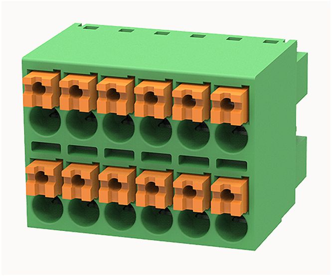 Terminal Block 10 W 2 Row 3.5 Plug In 15 Edgknhc 3.5 10 P 14 00 Ah