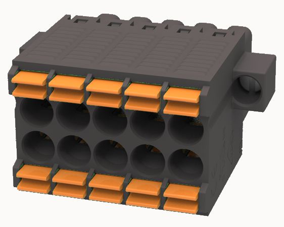 Terminal Block 10 W 2 Row P/M 3.5 Plug In 15 Edgknhm 3.5 10 P 13 00 Ah