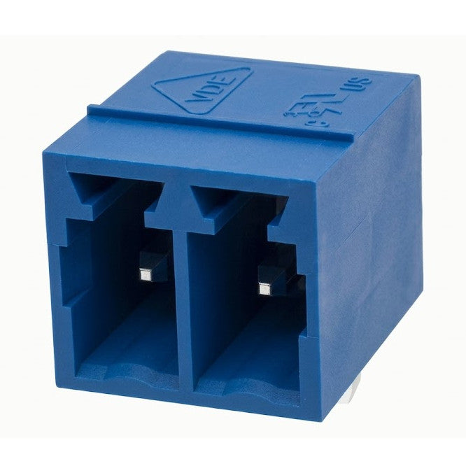Terminal Block R/A Pcb Mnt 3 P Closed P=3.5 Blue 15 Edgrc 3.5 02 P 12 00 Z(h)