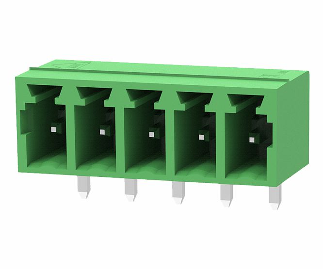 Pcb Header R/A Pcb Mnt 05 P Closed Ends P=3.81 15 Edgrc 3.81 05 P 14 00 A(h)