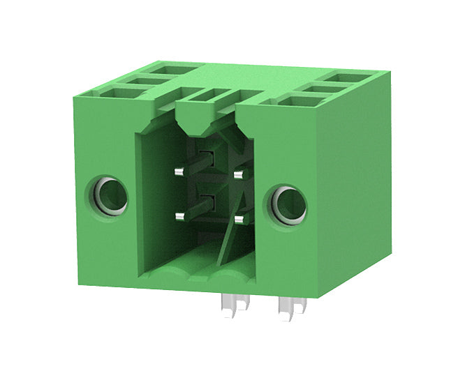 Terminal Block Plug In R/A Pcb 2 Row 4 W 3.5 Closed 15 Edgrhdm 3.5 04 P 14 00 Z(h)