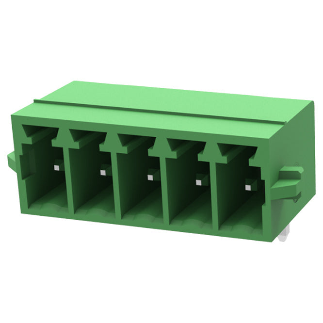 Pluggable Terminal Block 5 W P=3.5 Green 15 Edgrn 3.5 05 P 14 00 Z(h)