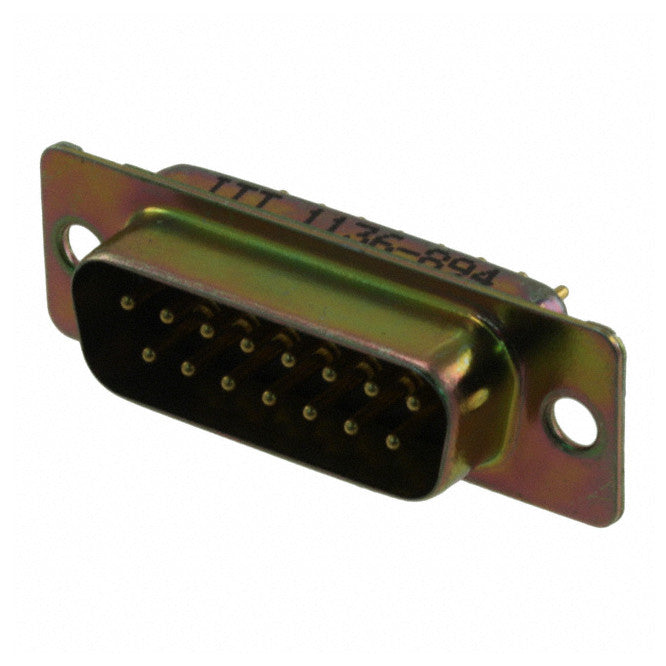 Plug D Sub 15 W Pcb Straight Metal Pcb Pins 15 Mds1