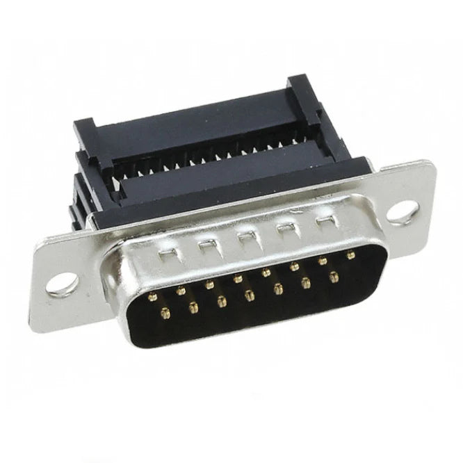 Idc Plug D Sub 15 W Metal Mnt & Plastic Strain 15 Mi2