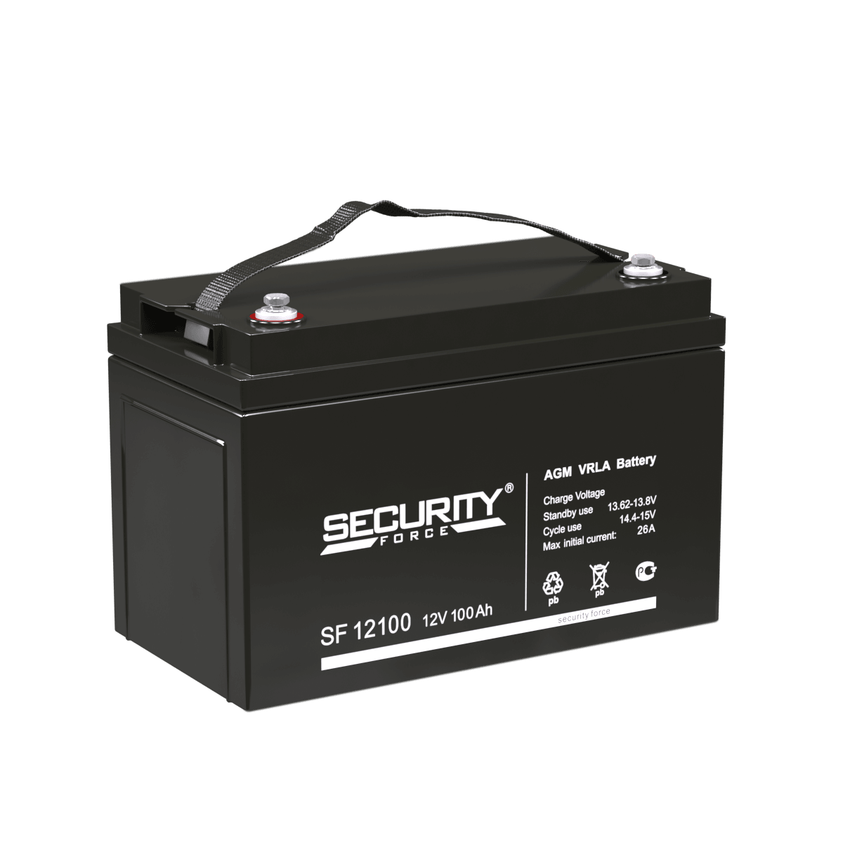 Security Force SF 12100 12V/100AH AGM Deep Cycle Battery - Livestainable.co.za