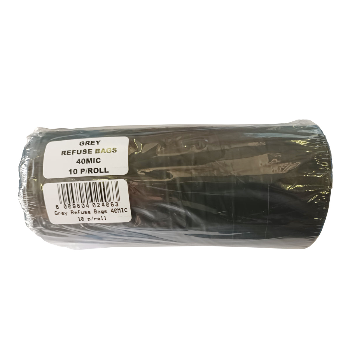 Refuse Bag Grey 40 Mic 10 Per Pack