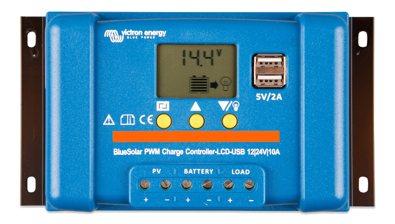 Victron BlueSolar PWM-LCD&USB 12/24V-10A - Livestainable.co.za