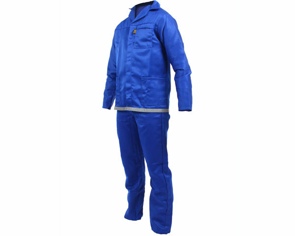 Overall Blue 2 Pce Size 44 Chest 40 Waist