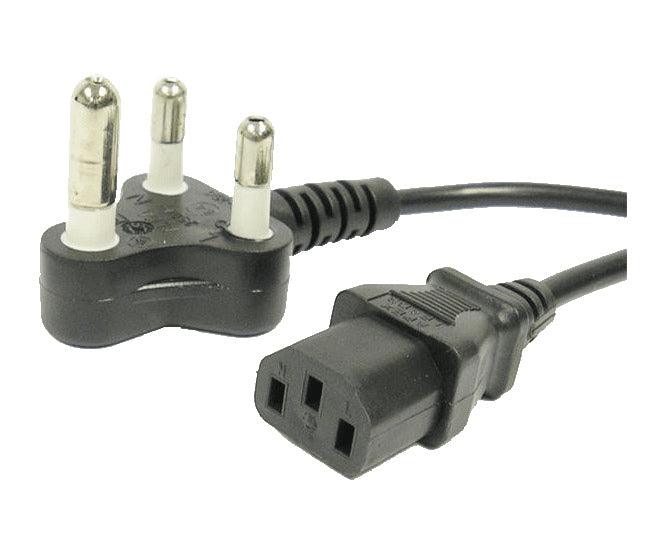 Mains Lead / Cable Plug Top To Iec Socket 1.8 M Black 16 A Ciec 0.75 X3 Bk - Livestainable.co.za