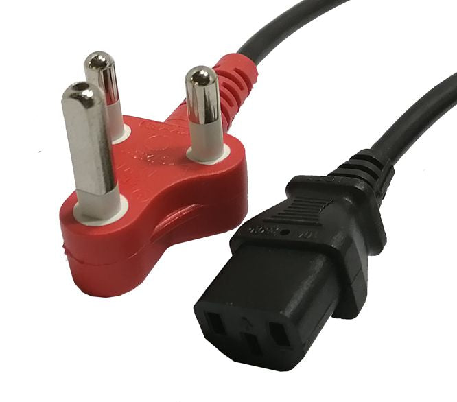 C13 Socket Dedicated Power Lead Iec 3 Pin Plug 5m 16 D Ciec 1.0 X3 Bk L:5,000