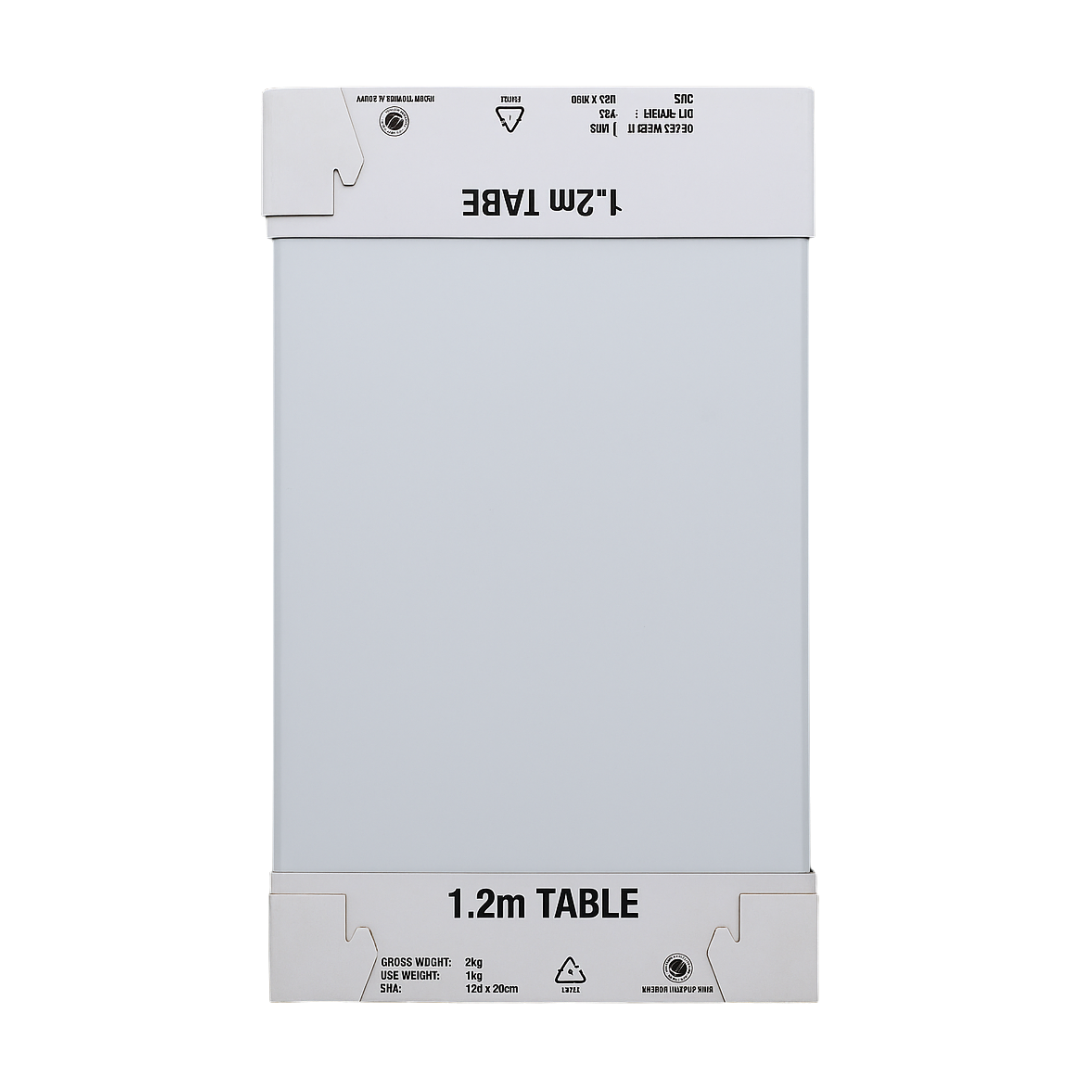 Totai 1.2M Plastic Foldable Table White