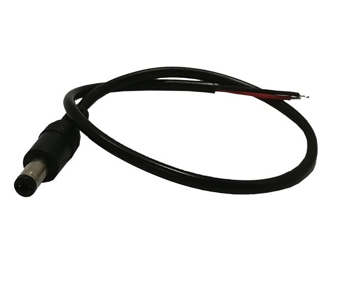 2.1x5.5x9mm Dc Socket In Line Open Lead 300 Mm 170137 - Livestainable.co.za