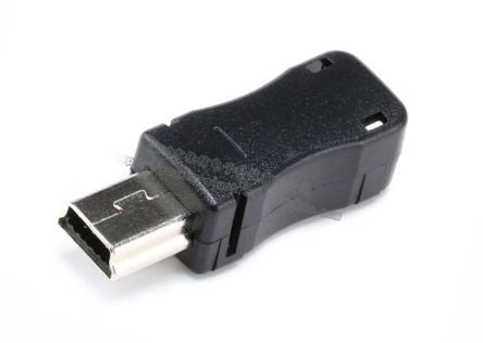 Mini Usb Plug In Black Housing Rewireable 170820