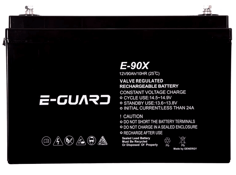 E-Guard 12V/90Ah AGM General Purpose Battery - Livestainable.co.za