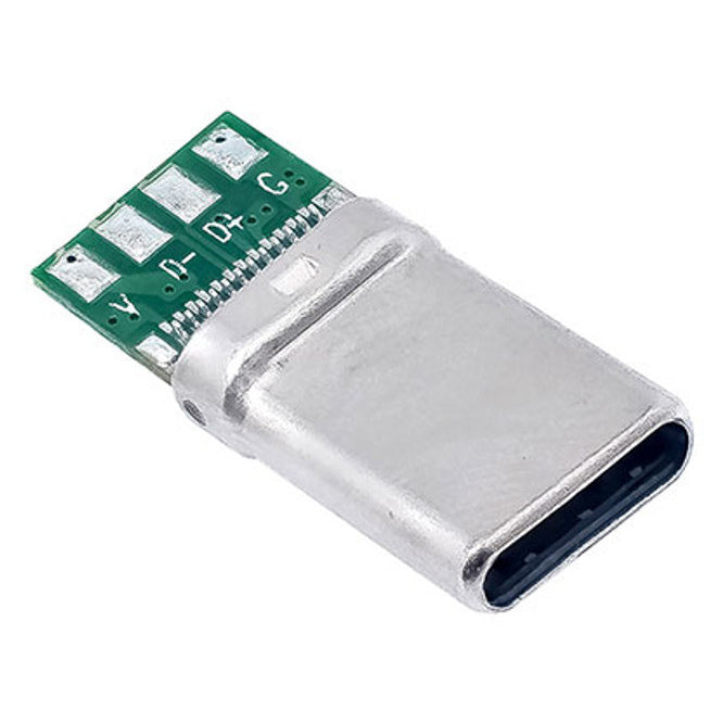 Usb Type C Plug Breakout / Testing Board 16 Pin 180640