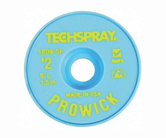 Desoldering Wick / Tape #2 1.5mm Yellow 1809 5 F #2 - Livestainable.co.za