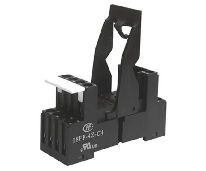 Relay Socket 14 P Square Din With Screw Term Black 18 Ff 4 Z C4 Black - Livestainable.co.za