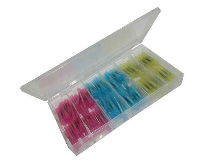 Heat Shrink Butt Splicing Connectors 100 Pcs/Set 190488