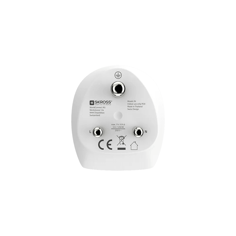 SKROSS - Combo World to India Travel Adapter - Livestainable.co.za