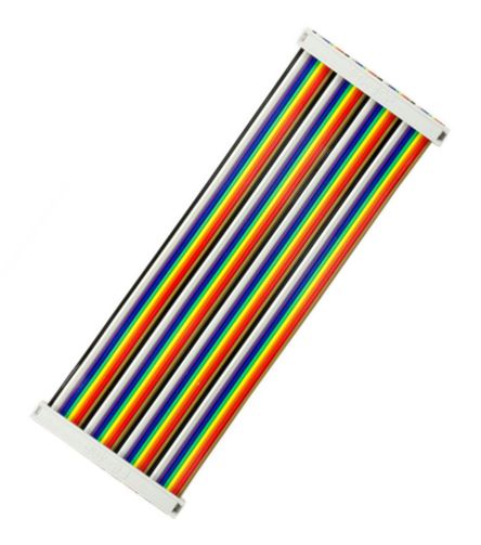 Rpi B+ Gpio 40 P Rainbow, Plug In, Flat Cable 19720031