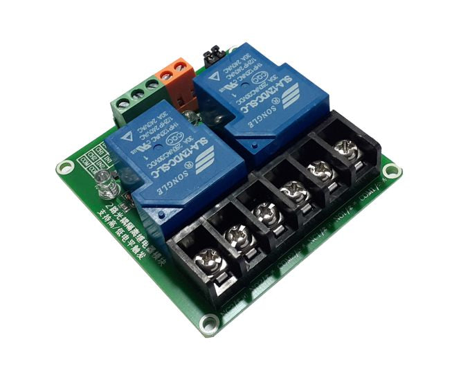 Dual Relay Board 30 A 2 Ch 12 Vdc Coils 200336