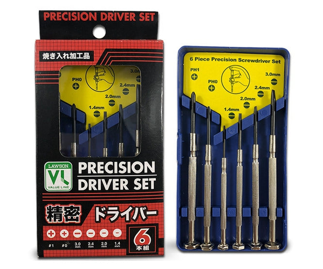 Precision Jeweler Screwdriver Common Set Of 6 Pcs 200365