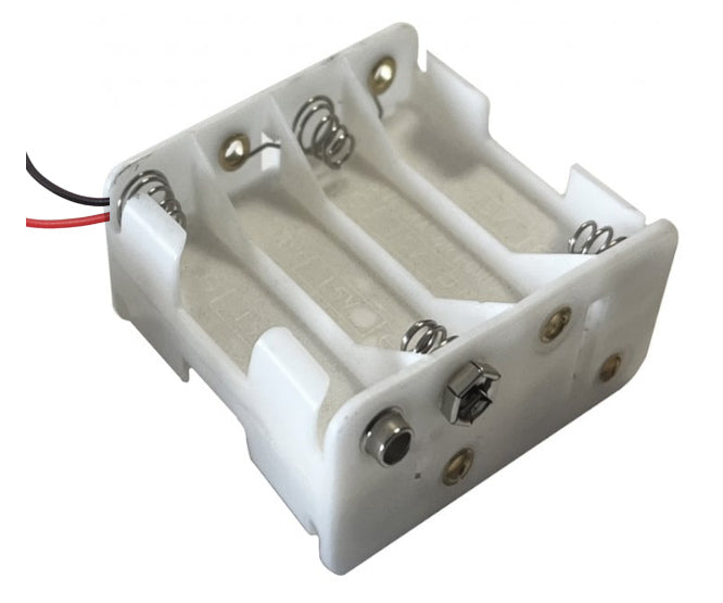 Battery Holder 8x Aa With Leads White Iiii 200874