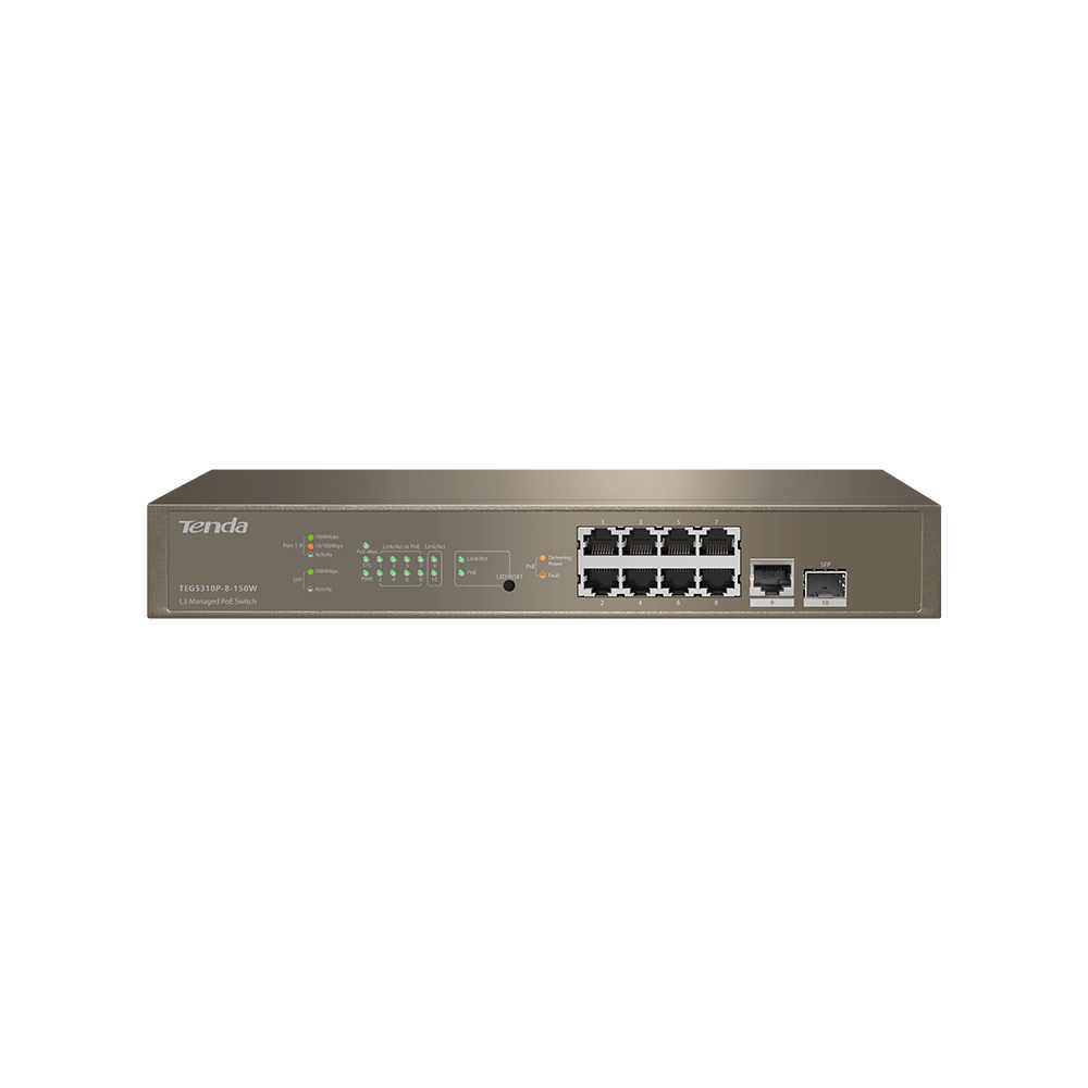 Tenda L3 Managed PoE Switch