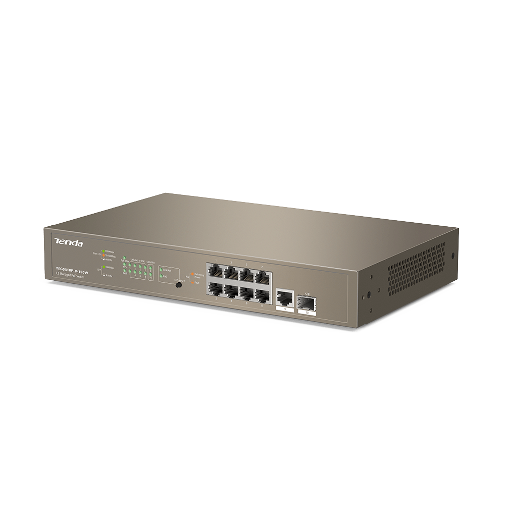 Tenda L3 Managed PoE Switch