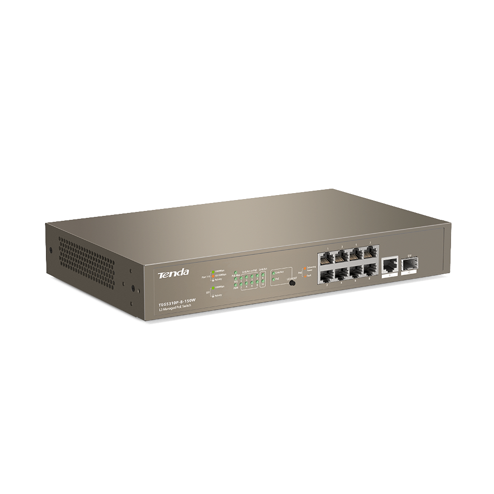 Tenda L3 Managed PoE Switch
