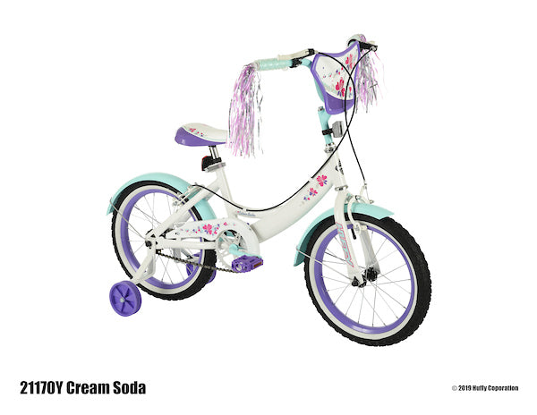Huffy Cream Soda Bicycle Girl 16'
