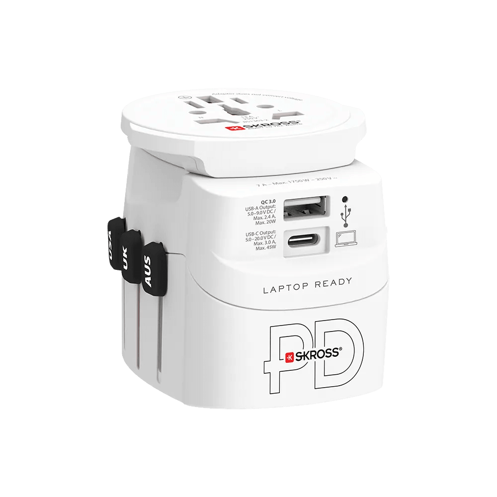 SKROSS - PRO Light USB (4xA) - World Travel Adapter with USB Charging - Livestainable.co.za