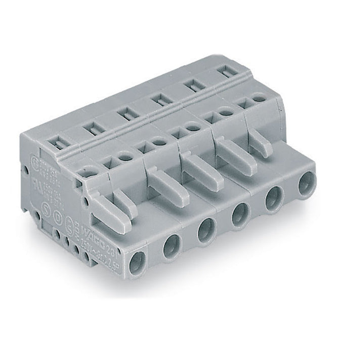 Terminal Block Socket Str 9 W Plug In 7.5mm Grey 231 209/026 000