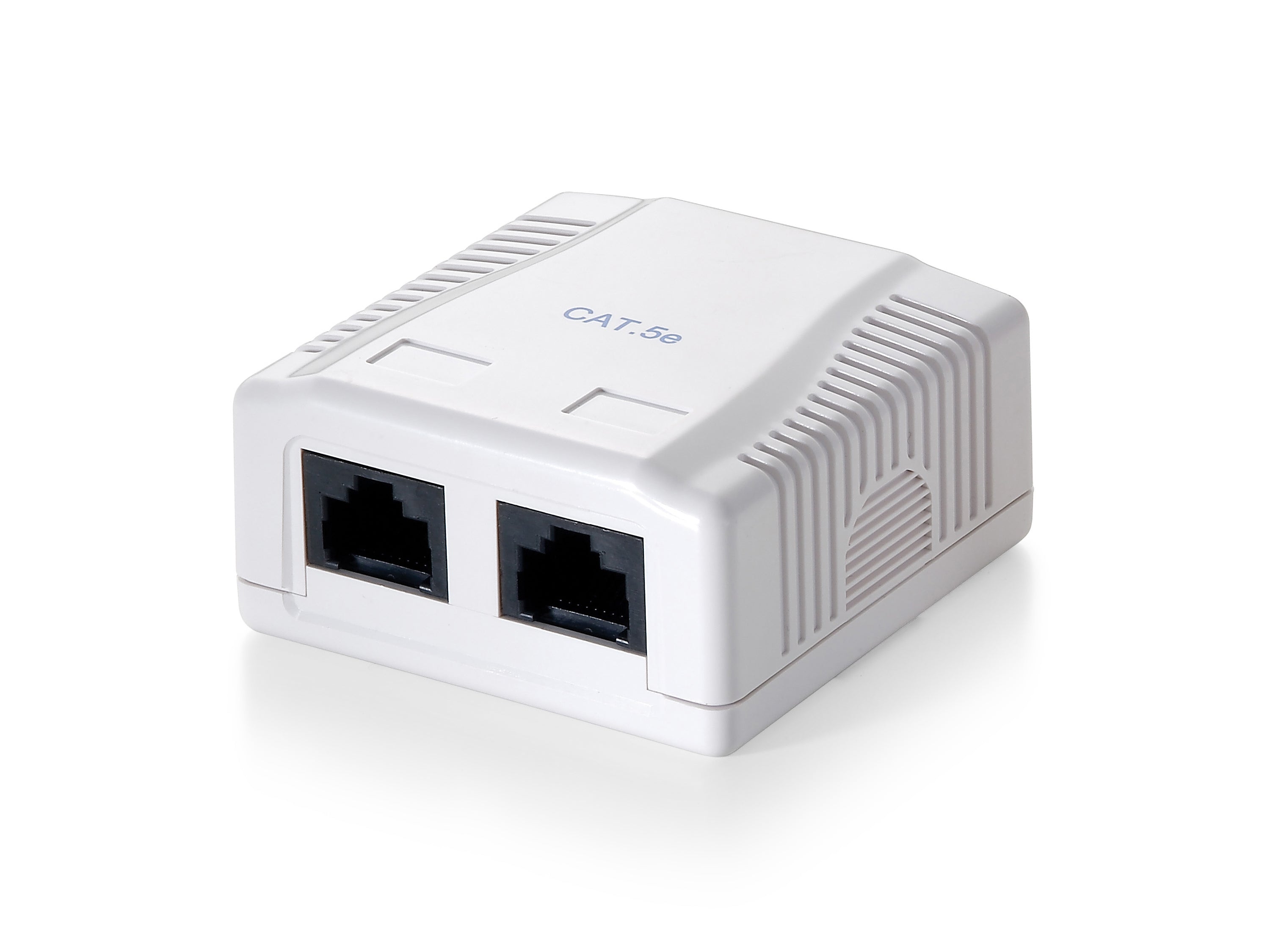 Equip Wallbox Cat5E Utp 2-Port Surface Mount White