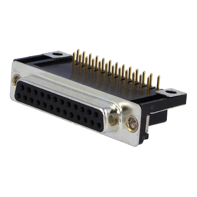 Socket D Sub 25 W Pcb R/A Metal 9.4mm 25 Fdr21