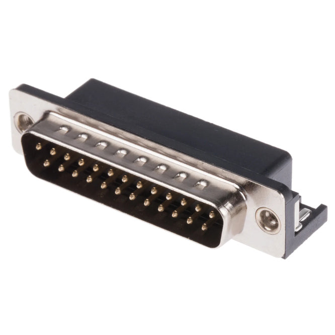 Plug D Sub 25 W Pcb R/A Metal 25 Mdr3