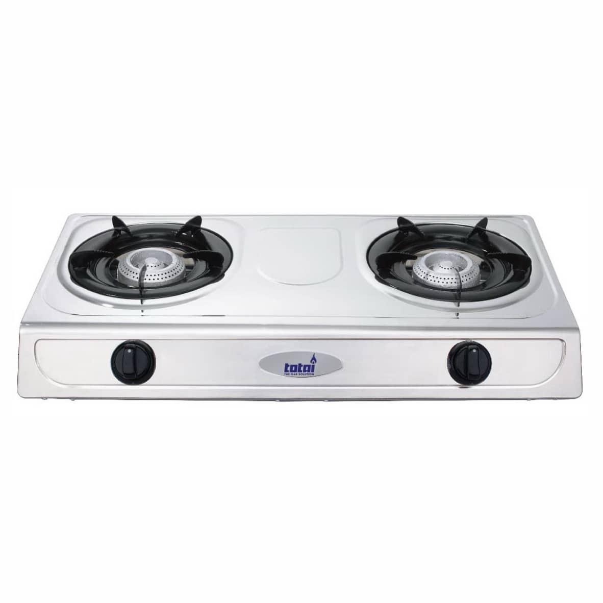 TOTAI 2 BURNER SS TABLETOP GAS STOVE - Livestainable.co.za