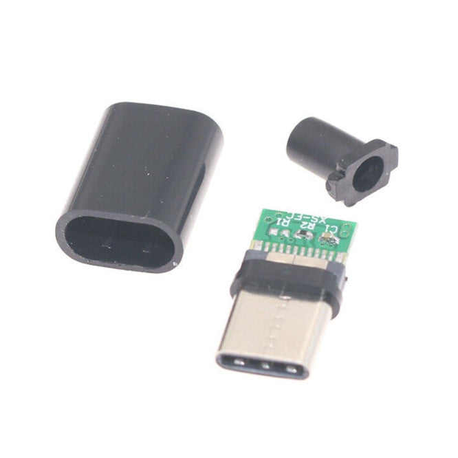 Type C Plug Assembly Kit Black ( Unassembled) 260007