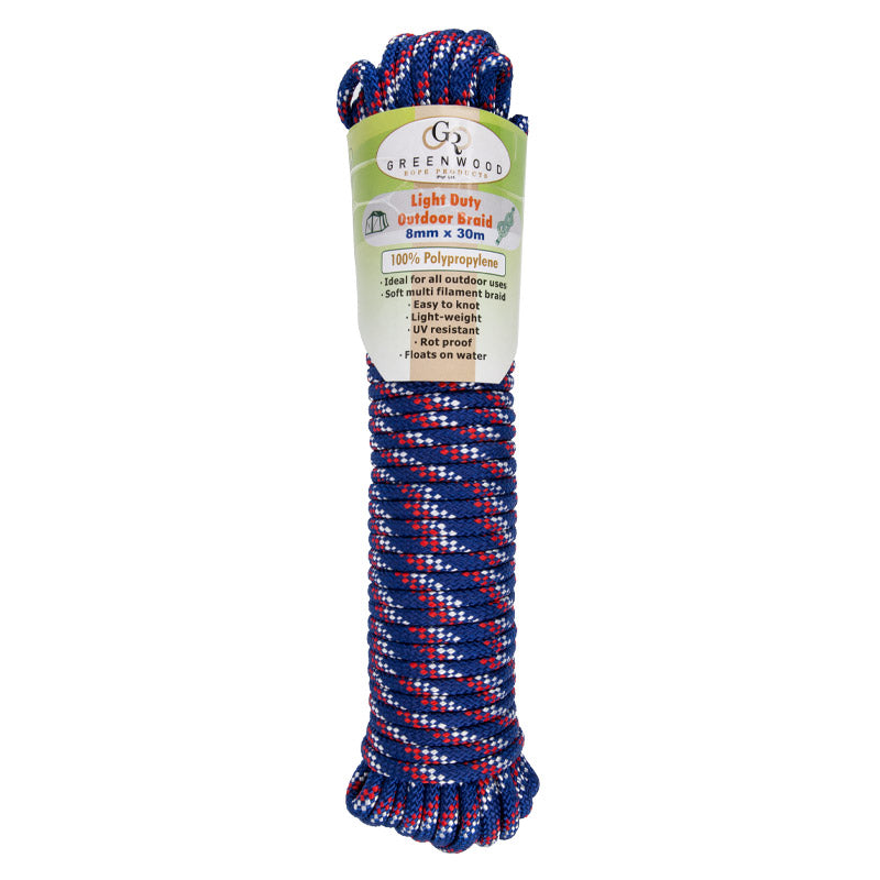 Rope Braided Outdoor 8 Mm 30 M Light Duty
