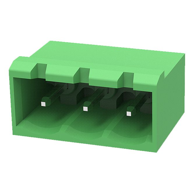 Header R/A Pcb Mount 3 P Closed Sides P=5.08 2 Edgrc 5.08 03 P 14 100 A(h)