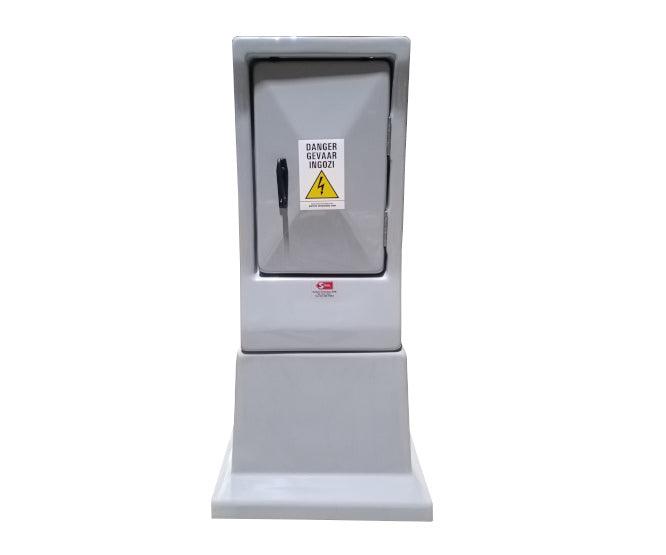 2 W Fibreglass S/D Meter Kiosk 380x340x1045mm K0001/5 - Livestainable.co.za