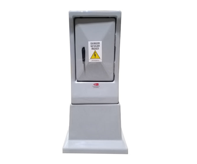 2 W Fibreglass S/D Meter Kiosk 380x340x1045mm K0001/5